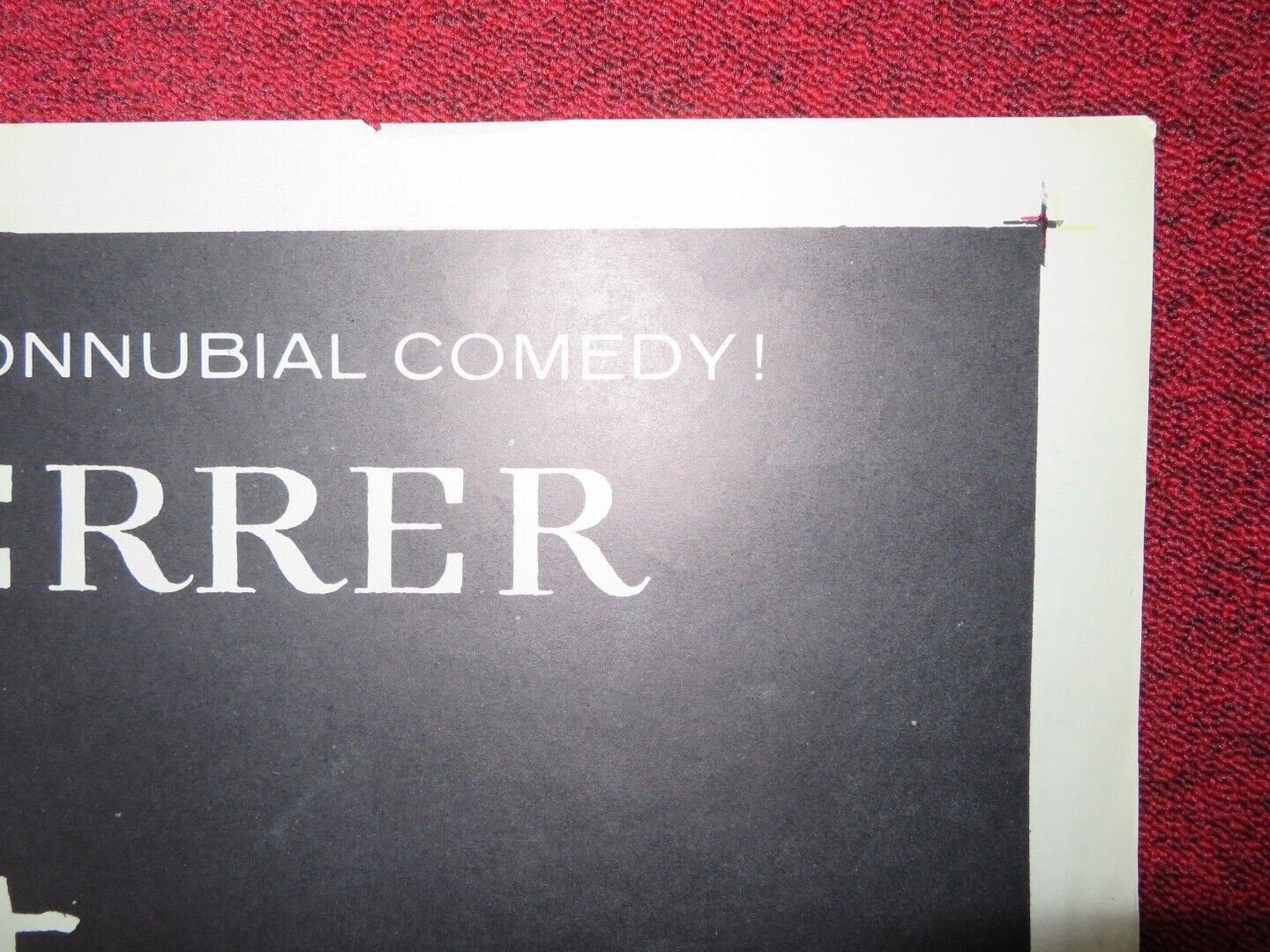 HIGH COST OF LOVING FOLDED US ONE SHEET POSTER JOSE FERRER 1958 Movie posters