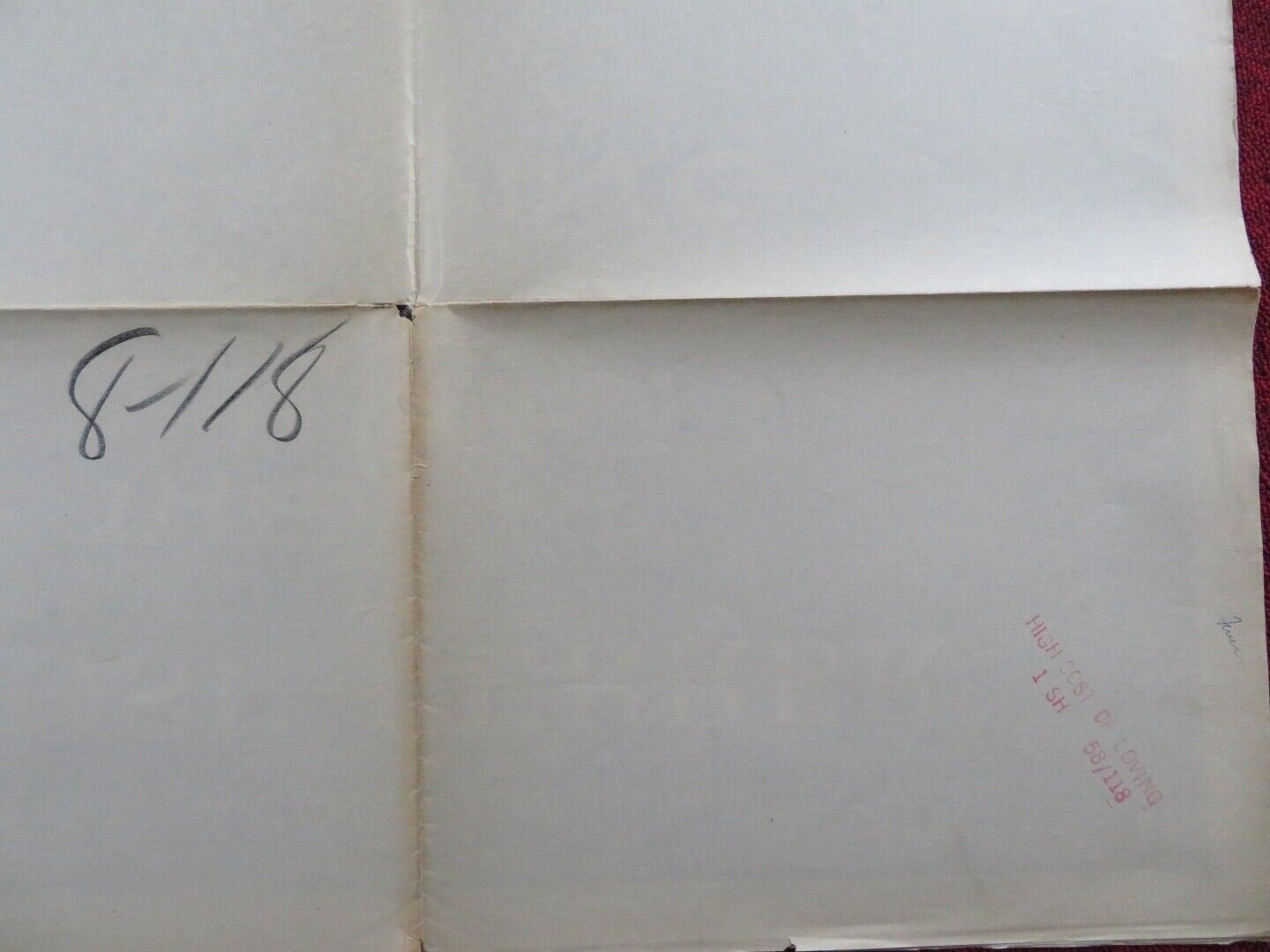 HIGH COST OF LOVING FOLDED US ONE SHEET POSTER JOSE FERRER 1958 Movie posters