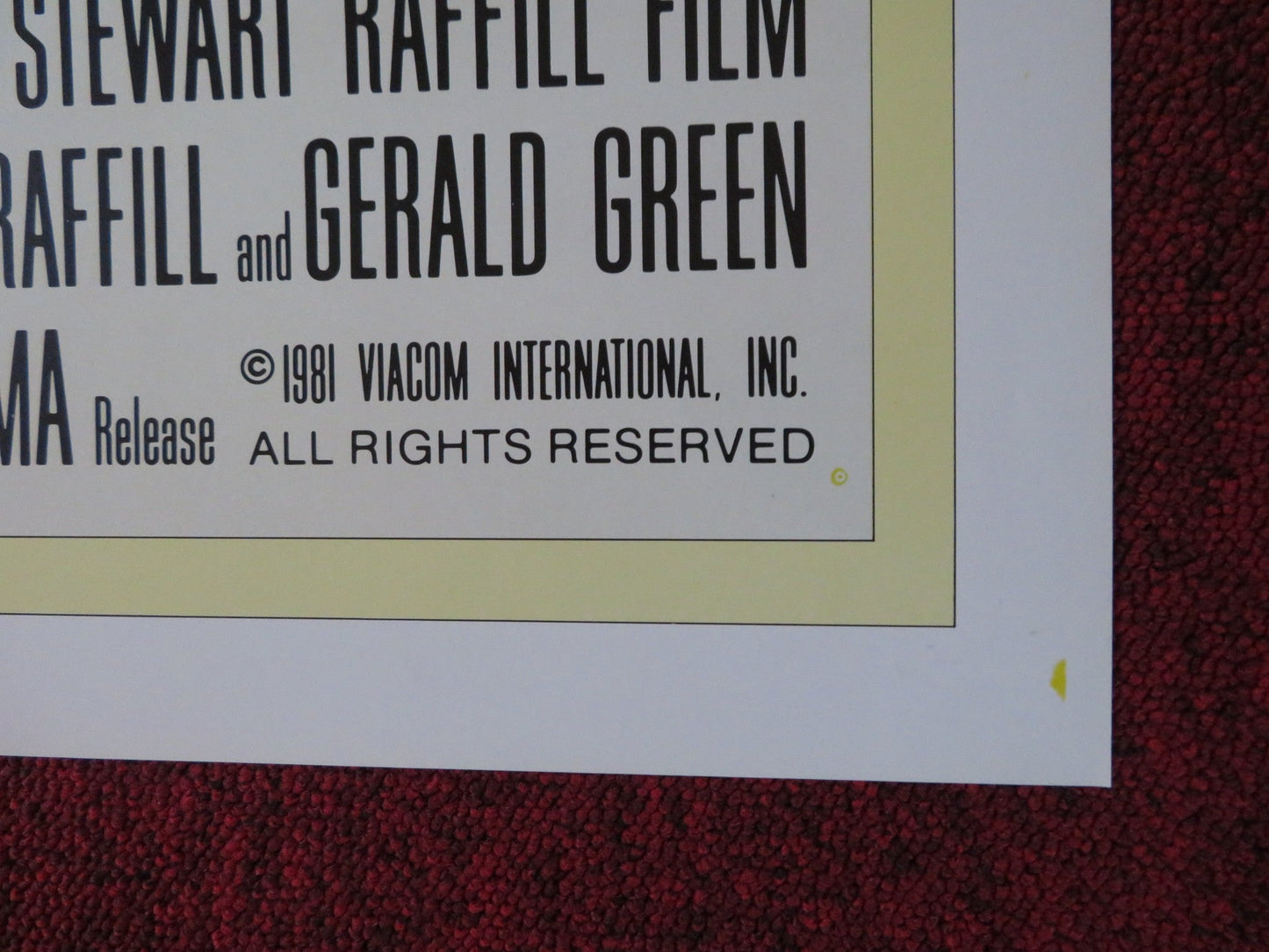 HIGH RISK FOLDED US ONE SHEET POSTER JAMES BROLIN ANTHONY QUINN 1981 Rendezvous Cinema Movie posters