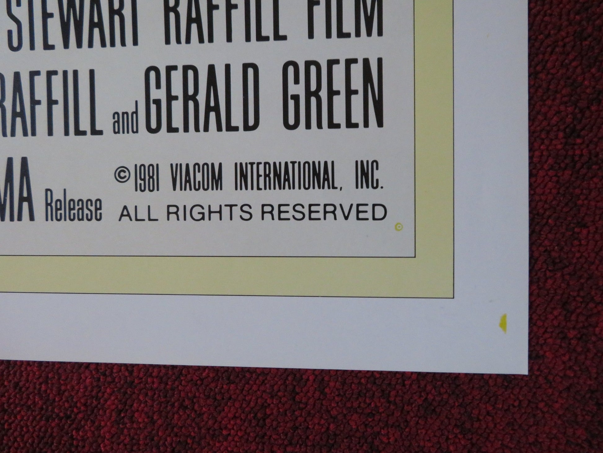 HIGH RISK FOLDED US ONE SHEET POSTER JAMES BROLIN ANTHONY QUINN 1981 Rendezvous Cinema Movie posters