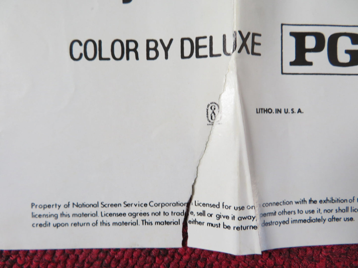 HIGH ROLLING IN A HOT CORVETTE FOLDED US ONE SHEET POSTER JOSEPH BOTTOMS 1977 Rendezvous Cinema Movie posters