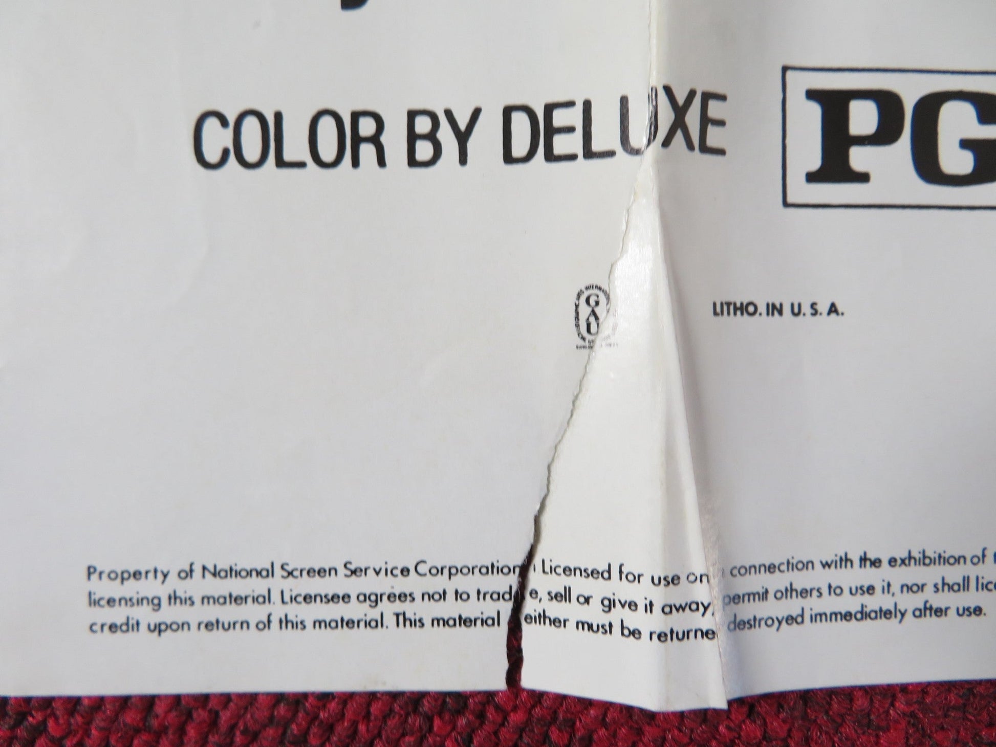 HIGH ROLLING IN A HOT CORVETTE FOLDED US ONE SHEET POSTER JOSEPH BOTTOMS 1977 Rendezvous Cinema Movie posters