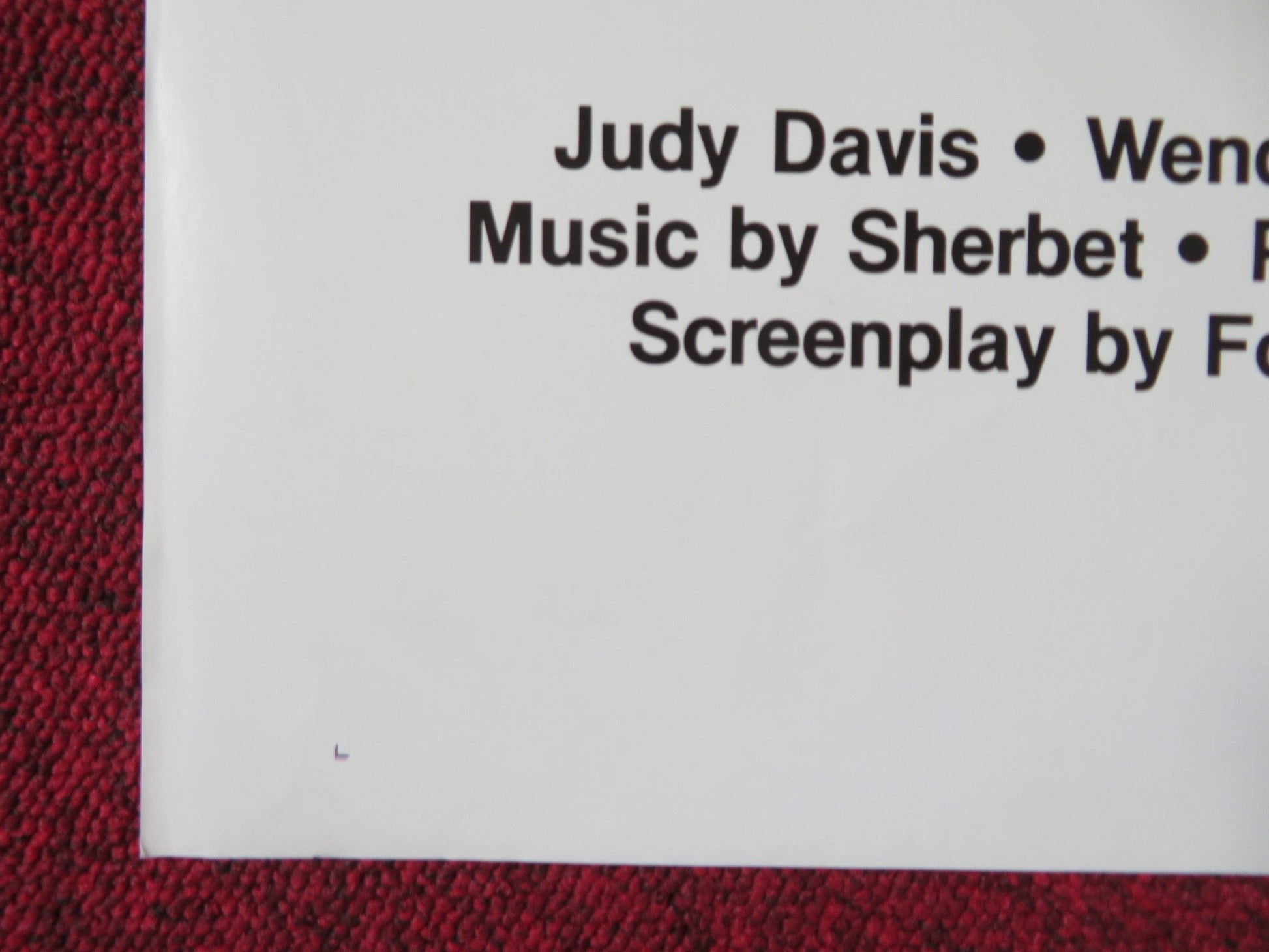 HIGH ROLLING IN A HOT CORVETTE FOLDED US ONE SHEET POSTER JOSEPH BOTTOMS 1977 Rendezvous Cinema Movie posters