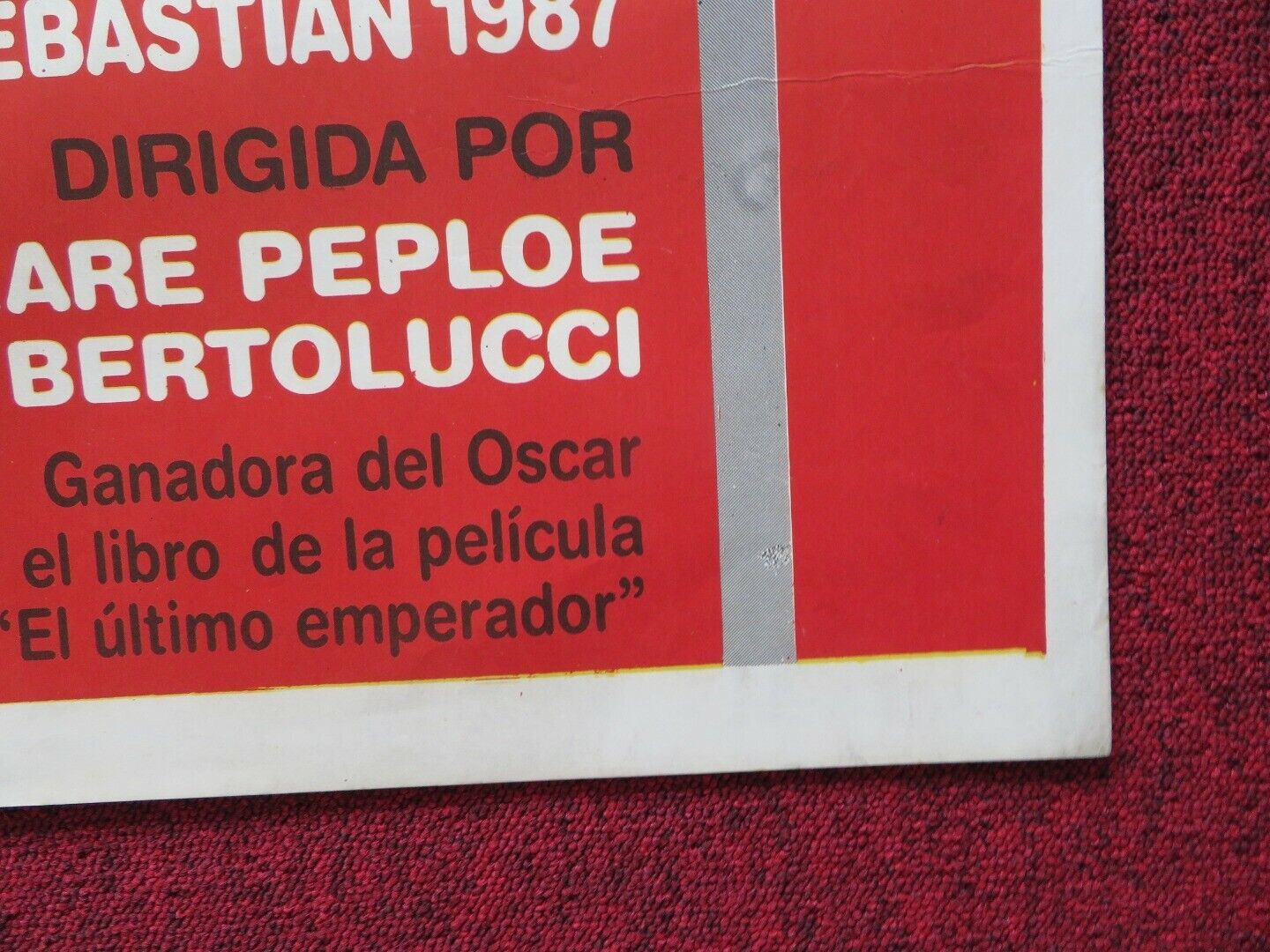 HIGH SEASON ARGENTINA ONE SHEET FOLDED POSTER JAMES FOX JAQUELINE BISSET 1987 - Rendezvous Cinema