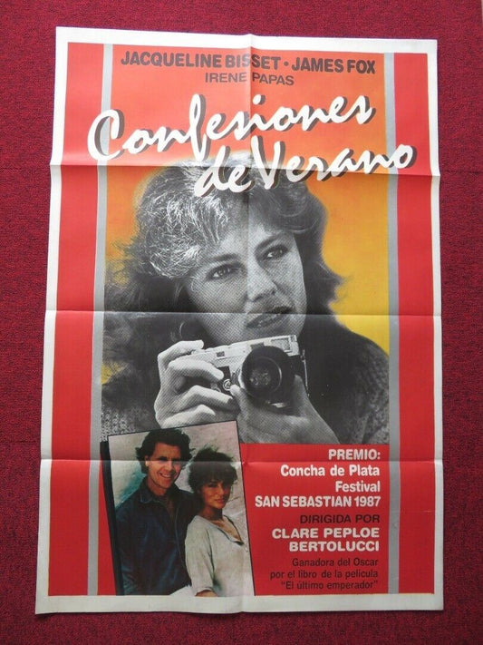 HIGH SEASON ARGENTINA ONE SHEET FOLDED POSTER JAMES FOX JAQUELINE BISSET 1987 - Rendezvous Cinema