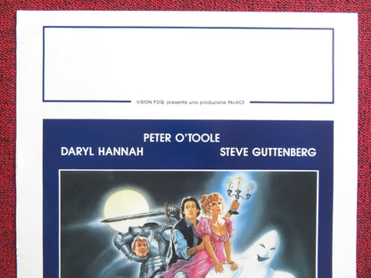 HIGH SPIRITS ITALIAN LOCANDINA POSTER PETER O'TOOLE STEVE GUTTENBERG 1989 Rendezvous Cinema Movie posters