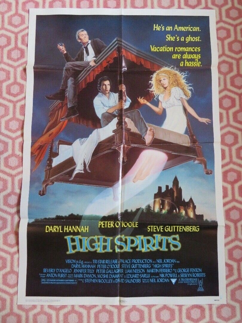 HIGH SPIRITS US ONE SHEET POSTER DARYL HANNAH PETER O'TOOLE 1988 Movie posters
