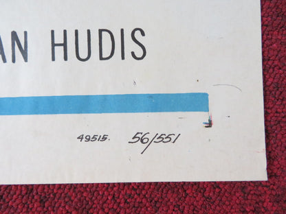 HIGH TERRACE FOLDED US ONE SHEET POSTER DALE ROBERTSON LOIS MAXWELL 1956 Rendezvous Cinema Movie posters