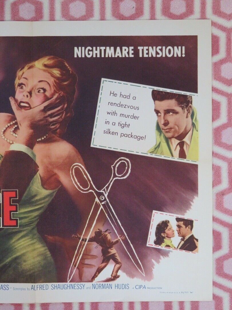 HIGH TERRACE US HALF SHEET (22"x 28") POSTER DALE ROBERTSON LOIS MAXWELL 1956 Movie posters