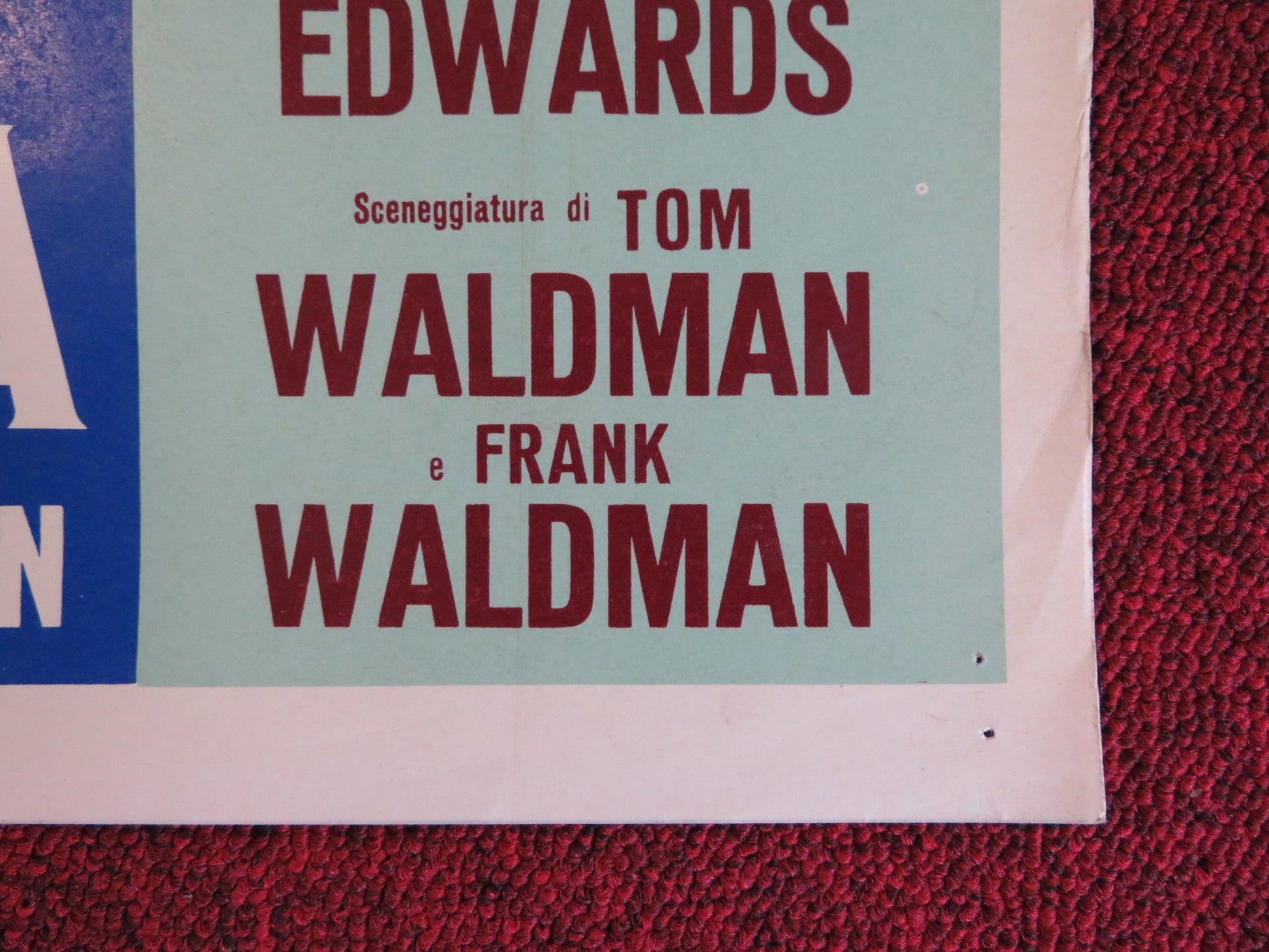 HIGH TIME ITALIAN FOTOBUSTA POSTER BING CROSBY FABIAN 1960 Rendezvous Cinema Movie posters