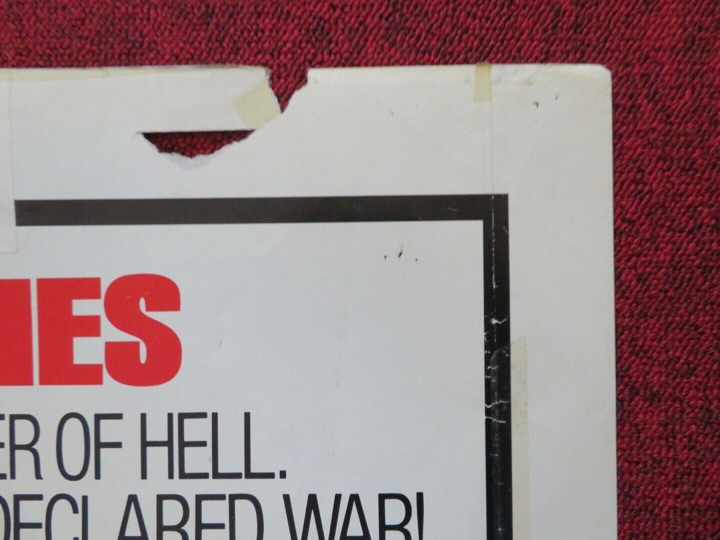 HIGH VELOCITY FOLDED US ONE SHEET POSTER BRITT EKLAND BEN GAZZARA 1976 Movie posters