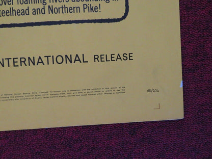 HIGH WILD AND FREE ONE FOLDED US ONE SHEET POSTER GORDON EASTMAN 1968 Movie posters