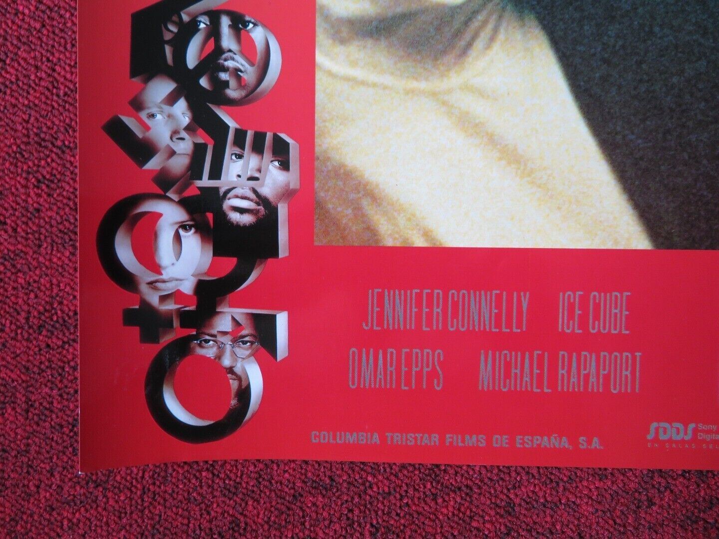 HIGHER LEARNING - C ITALIAN FOTOBUSTA POSTER JENNIFER CONNELLY ICE CUBE 1995 - Rendezvous Cinema