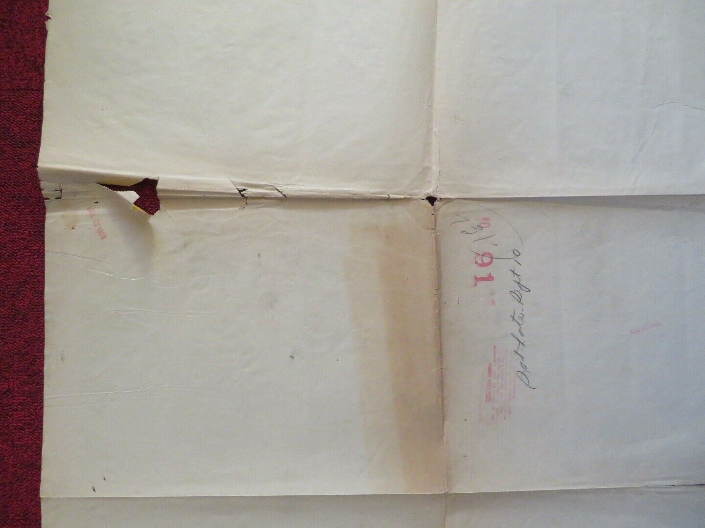 HIGHWAY 13 FOLDED US ONE SHEET POSTER ROBERT LOWERY PAMELA BLAKE 1948 Movie posters