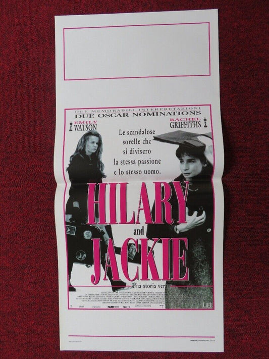 HILARY AND JACKIE ITALIAN LOCANDINA (27.5"x13") POSTER EMILY WATSON 1999 Movie posters