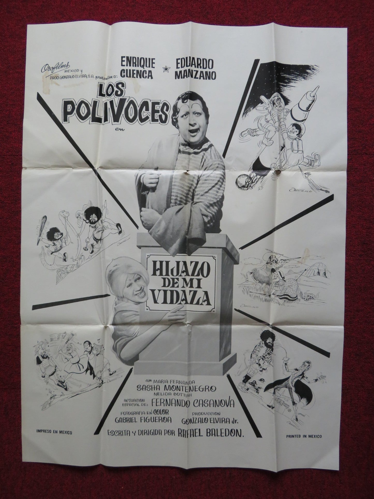 HILJAZO DE MI VIDAZA MEXICAN POSTER ENRIQUE CUENCA EDUARDO MANZANO 1972 Rendezvous Cinema Movie posters