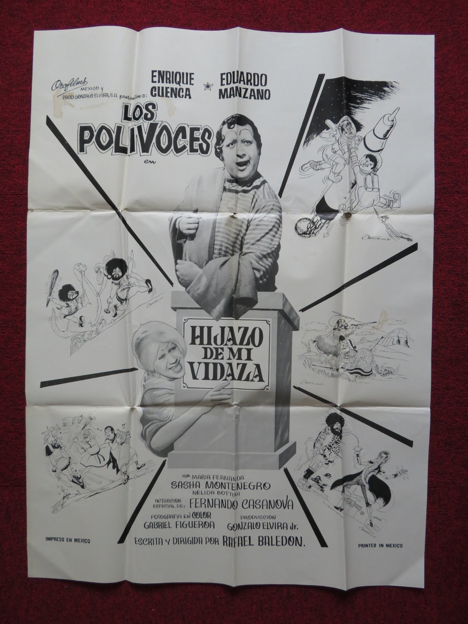 HILJAZO DE MI VIDAZA MEXICAN POSTER ENRIQUE CUENCA EDUARDO MANZANO 1972 Rendezvous Cinema Movie posters