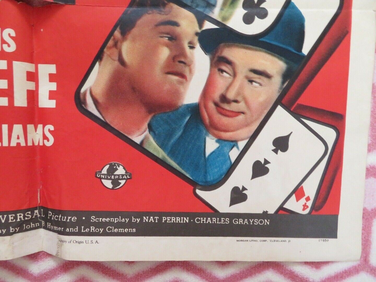 HILL BILLY DEACON/ Alias the Deacon US ONE SHEET POSTER BOB BURNS M AUER 1940 - Rendezvous Cinema