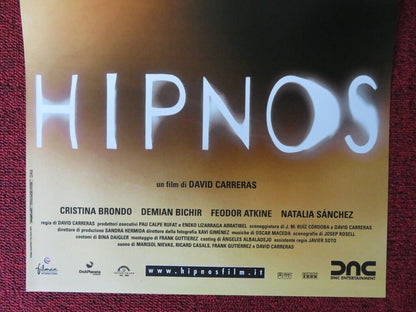 HIPNOS ITALIAN LOCANDINA (25"x12.5") POSTER CRISTINA BRONDO DEMIAN BICHIR 2004 - Rendezvous Cinema