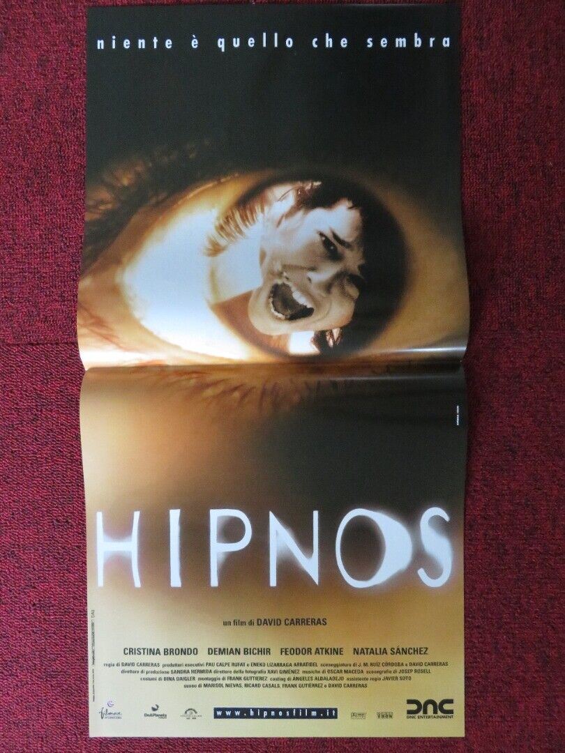 HIPNOS ITALIAN LOCANDINA (25"x12.5") POSTER CRISTINA BRONDO DEMIAN BICHIR 2004 - Rendezvous Cinema