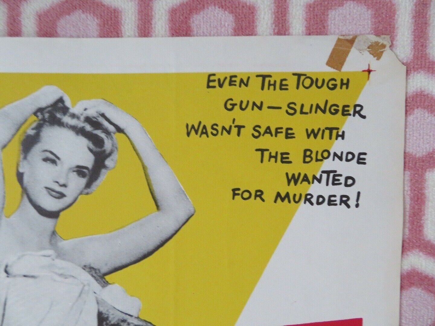 HIRED GUN FOLDED US ONE SHEET POSTER RORY CALHOUN ANNE FRANCIS 1957 Movie posters