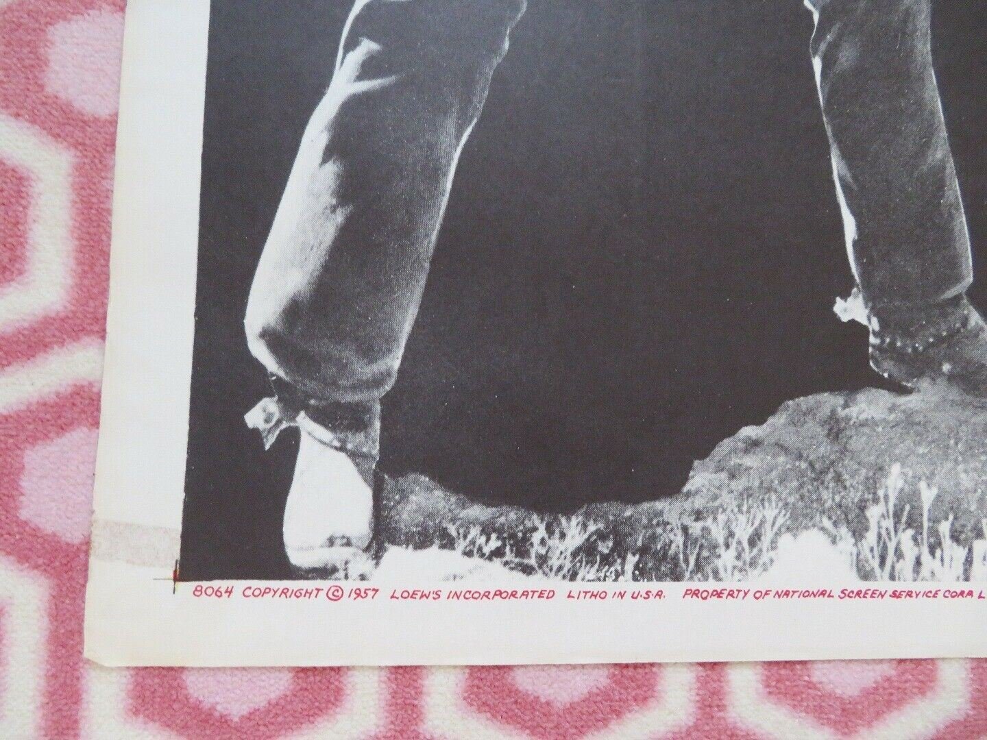 HIRED GUN FOLDED US ONE SHEET POSTER RORY CALHOUN ANNE FRANCIS 1957 Movie posters