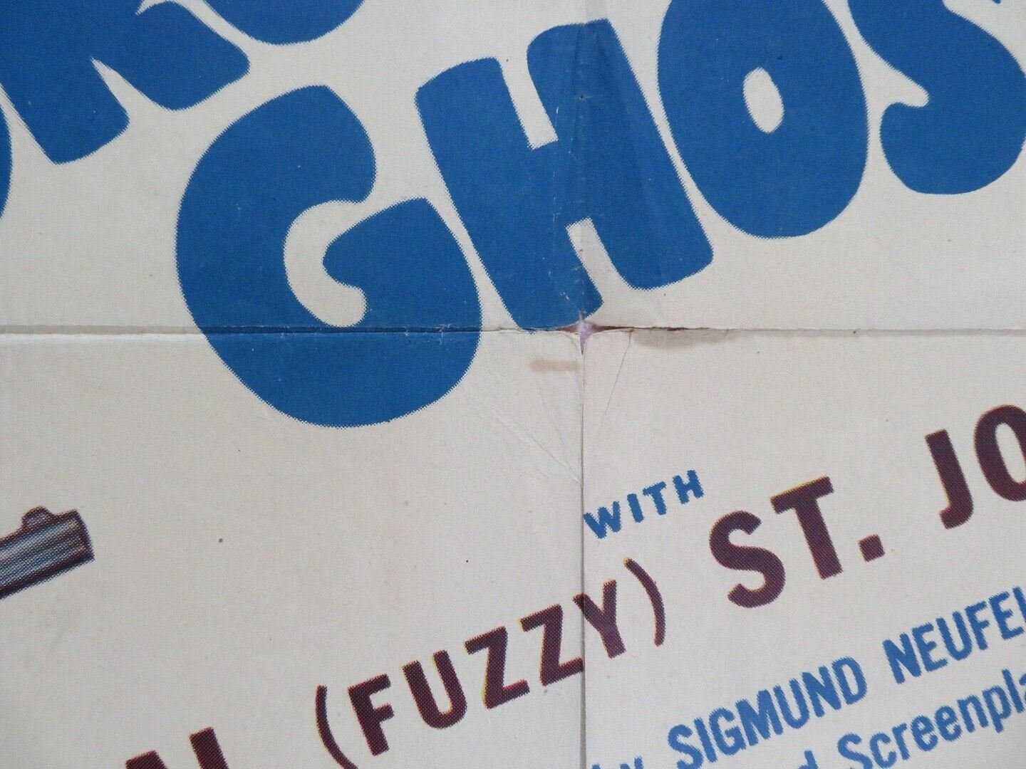 HIS BROTHER'S GHOST US ONE SHEET POSTER BUSTER CRABBE 1954 Movie posters