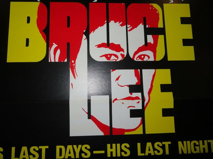 HIS LAST DAYS - HIS LAST NIGHTS / Bruce Lee and I US ROLLED POSTER BRUCE LEE 1978 Movie posters