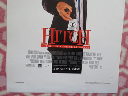HITCH ITALIAN LOCANDINA (27.5"x13") POSTER WILL SMITH 2005 Movie posters