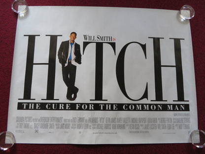 HITCH UK QUAD (30"x 40") ROLLED POSTER WILL SMITH EVA MENDES 2005 Rendezvous Cinema Movie posters