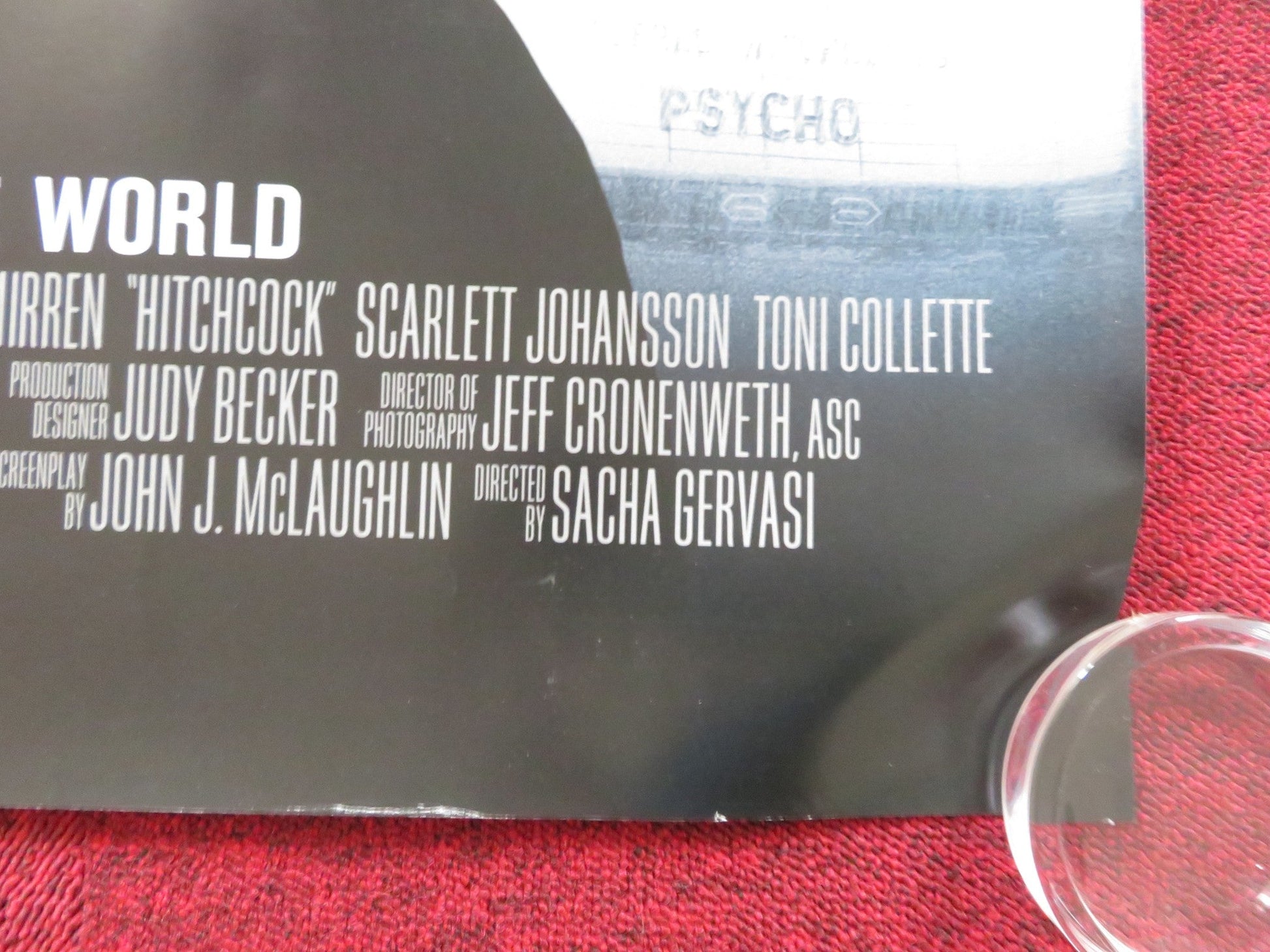 HITCHCOCK UK QUAD (30"x 40") ROLLED POSTER ANTHONY HOPKINS HELEN MIRREN 2012 Rendezvous Cinema Movie posters