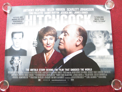HITCHCOCK UK QUAD (30"x 40") ROLLED POSTER ANTHONY HOPKINS HELEN MIRREN 2012 Rendezvous Cinema Movie posters