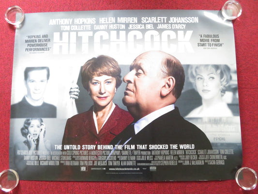 HITCHCOCK UK QUAD (30"x 40") ROLLED POSTER ANTHONY HOPKINS HELEN MIRREN 2012 Rendezvous Cinema Movie posters