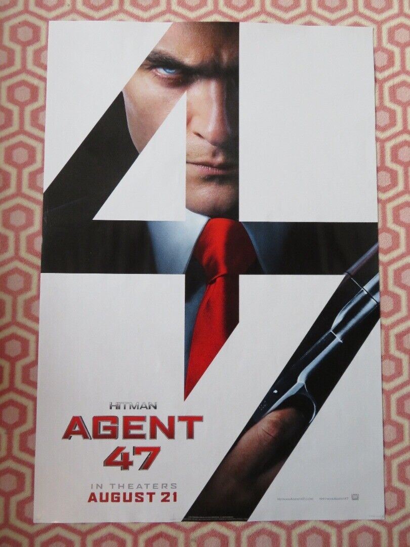 HITMAN: AGENT 47 VERSION B US ONE SHEET ROLLED POSTER DAN BAKKEDAHL 2015 Movie posters