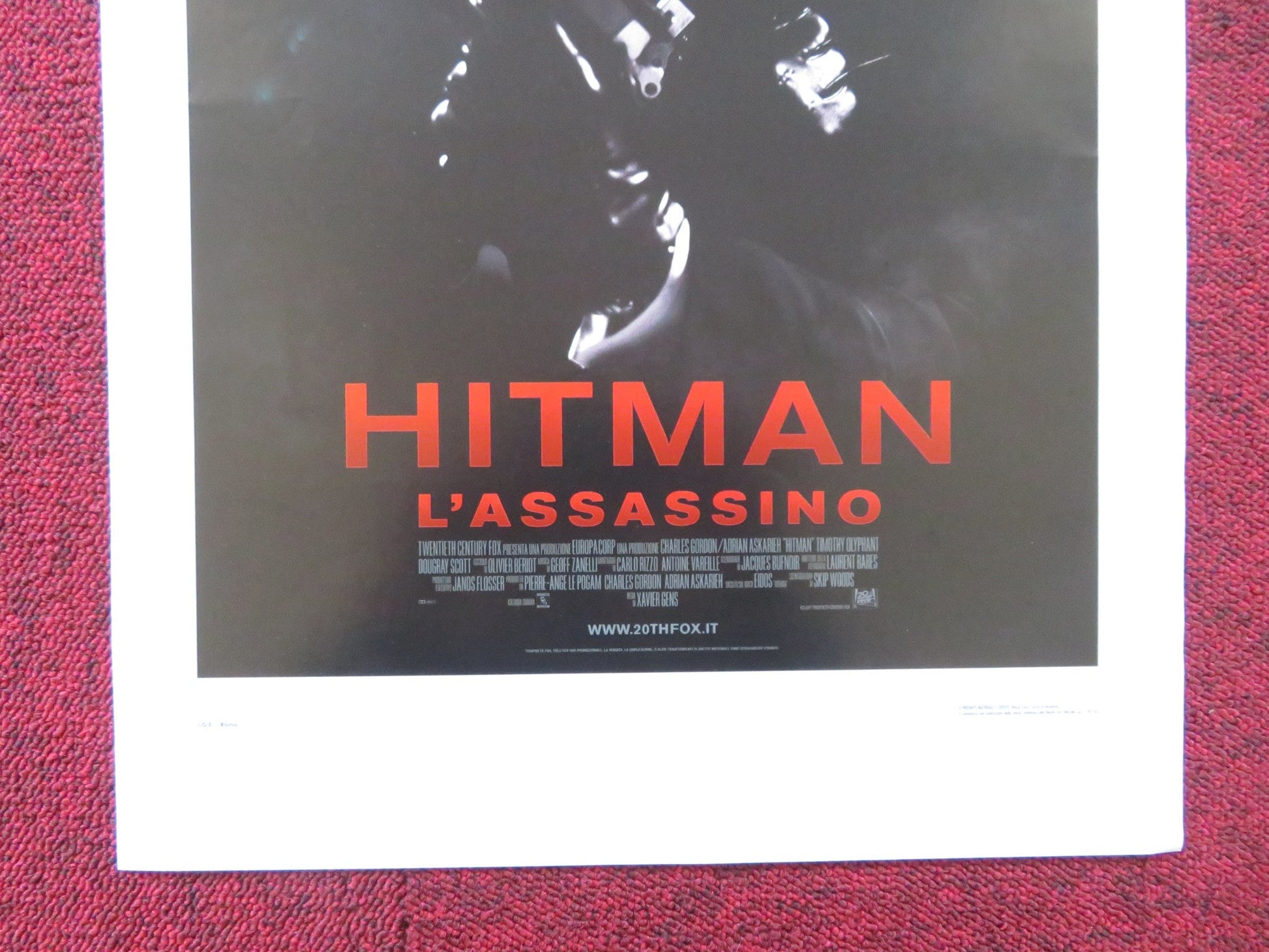 HITMAN ITALIAN LOCANDINA POSTER TIMOTHY OLYPHANT DOUGRAY SCOTT 2007 Rendezvous Cinema Movie posters