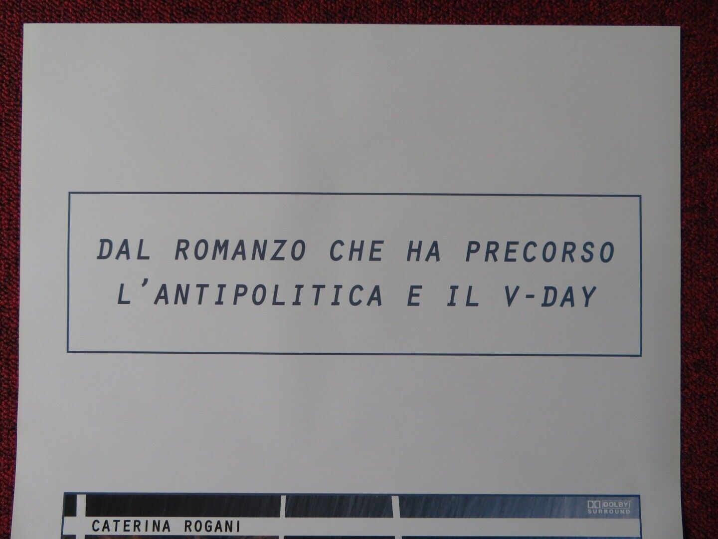 HO AMMAZZATO BERLUSCONI ITALIAN LOCANDINA (27.5"x13.5") POSTER A BOGNANNI 2008 Movie posters