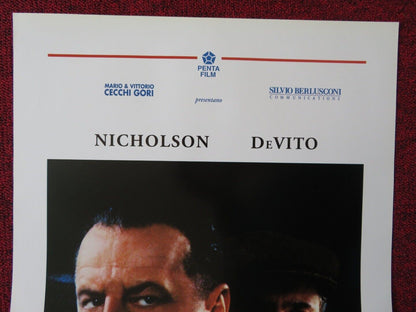 HOFFA SANTO O MAFIOSO? ITALIAN LOCANDINA (27.5"x13") POSTER JACK NICHOLSON '93 - Rendezvous Cinema