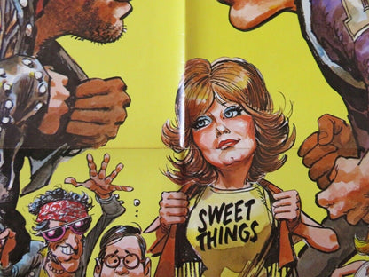 HOG WILD FOLDED US ONE SHEET POSTER PATTI D'ARBANVILLE MICHAEL BIEHN 1980 Movie posters