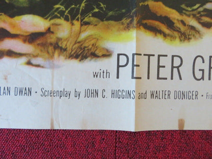 HOLD BACK THE NIGHT FOLDED US ONE SHEET POSTER JOHN PAYNE MONA FREEMAN 1956 Movie posters