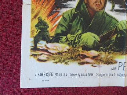 HOLD BACK THE NIGHT FOLDED US ONE SHEET POSTER JOHN PAYNE MONA FREEMAN 1956 Movie posters