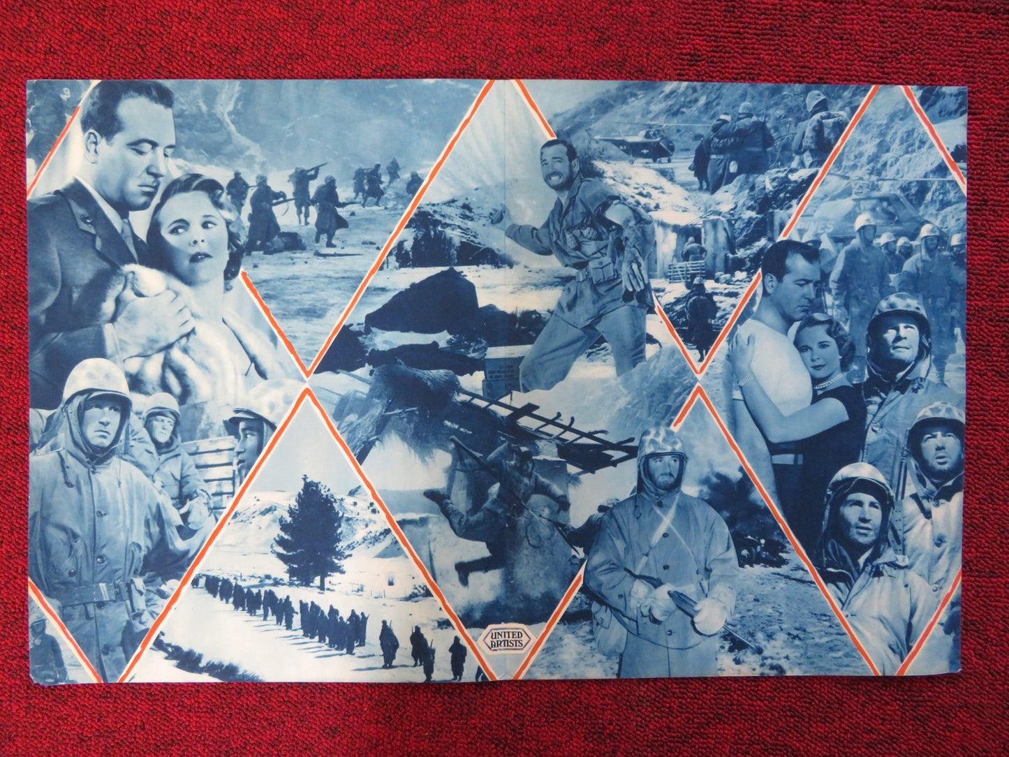 HOLD BACK THE NIGHT FRENCH BROCHURE JOHN PAYNE MONA FREEMAN 1956 Rendezvous Cinema Movie posters