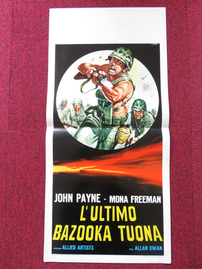 HOLD BACK THE NIGHT ITALIAN LOCANDINA POSTER JOHN PAYNE MONA FREEMAN 1956 Rendezvous Cinema Movie posters