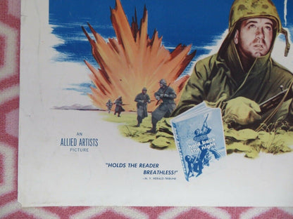 HOLD BACK THE NIGHT US HALF SHEET (22"x 28") POSTER JOHN PAYNE MONA FREEMAN 1956 Movie posters