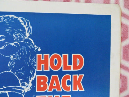 HOLD BACK THE NIGHT US HALF SHEET (22"x 28") POSTER JOHN PAYNE MONA FREEMAN 1956 Movie posters
