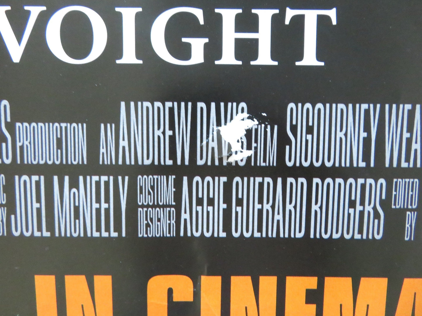 HOLES - B UK QUAD (30"x 40") ROLLED POSTER DISNEY SIGOURNEY WEAVER 2003 Rendezvous Cinema Movie posters