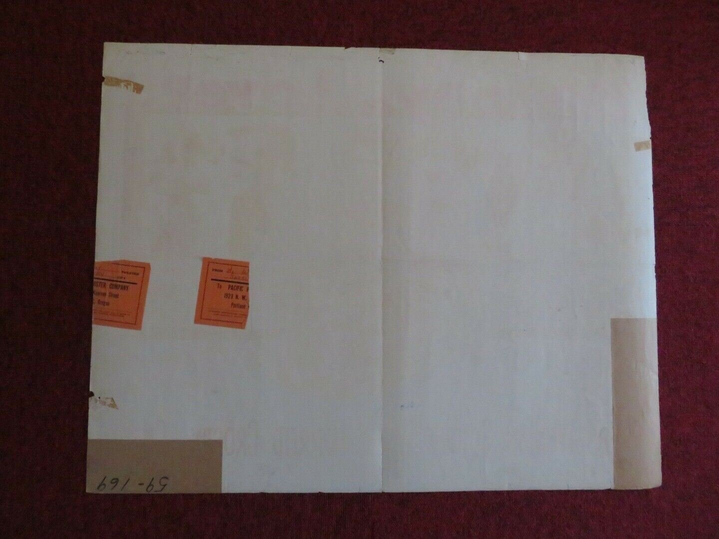 HOLIDAY FOR LOVERS US HALF SHEET (22"x 28") POSTER CLIFTON WEBB 1959 Movie posters