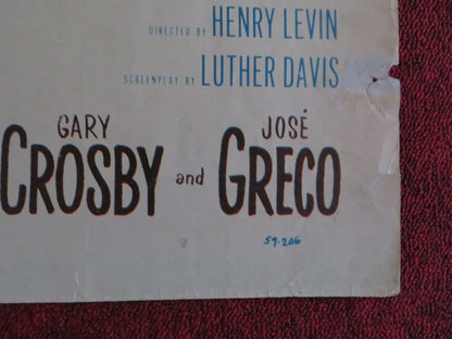 HOLIDAY FOR LOVERS US HALF SHEET (22"x 28") POSTER CLIFTON WEBB 1959 Movie posters