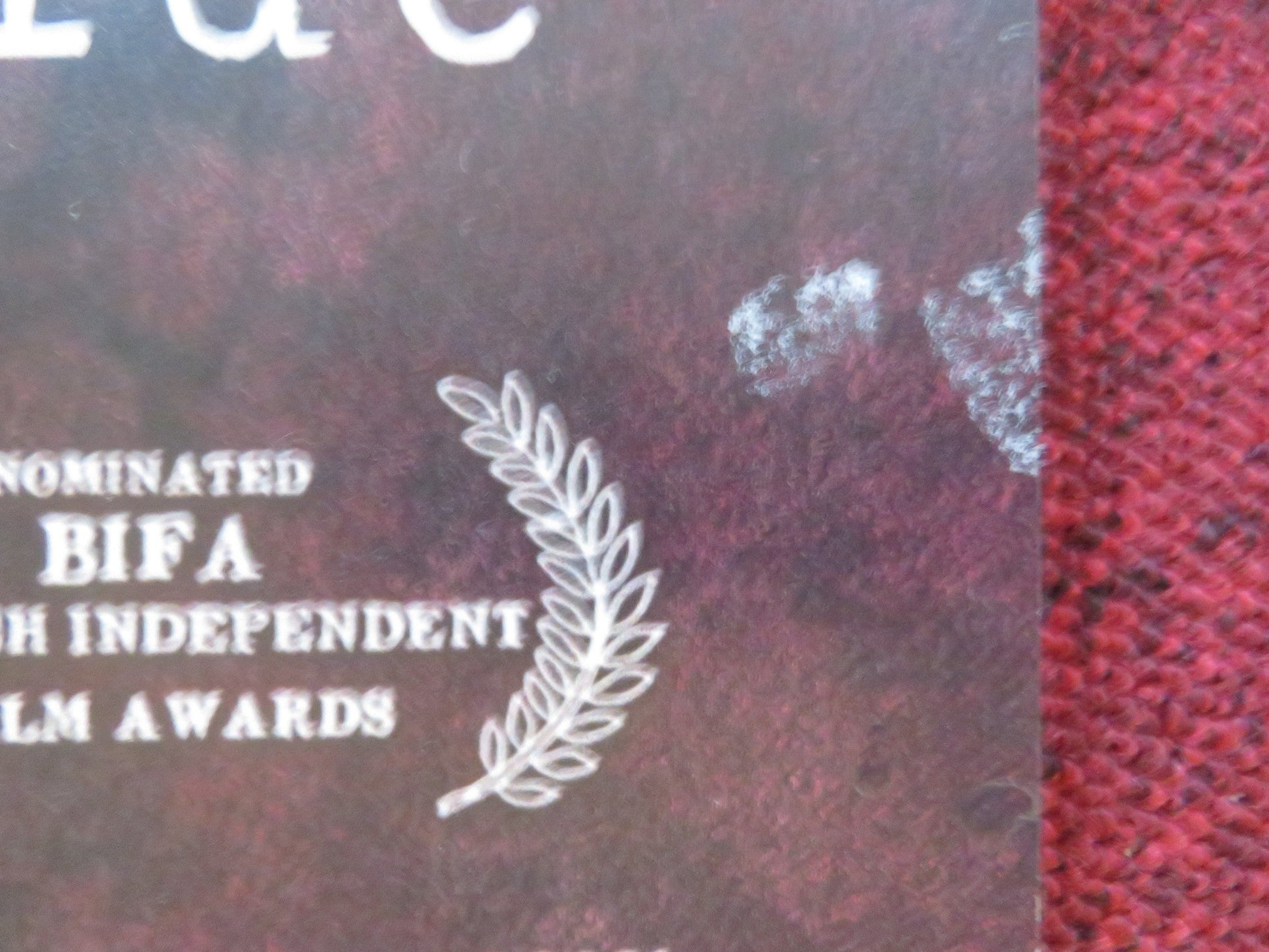 HOLLOW - SIGNED UK QUAD ROLLED POSTER EMILY PLUMTREE SAM STOCKMAN 2011 Rendezvous Cinema Movie posters