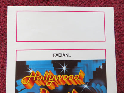 HOLLYWOOD DISCOTHEQUE ITALIAN LOCANDINA POSTER FABIAN CASEY KASEM DORIN 1979 Rendezvous Cinema Movie posters
