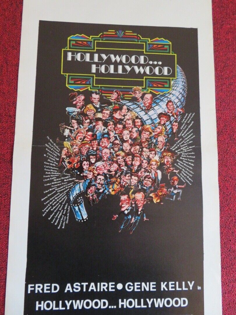 HOLLYWOOD.. HOLLYWOOD ITALIAN LOCANDINA (27.5"x13.5") POSTER 1976 Movie posters